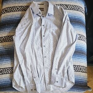 Men's Blue Checkered Shirt